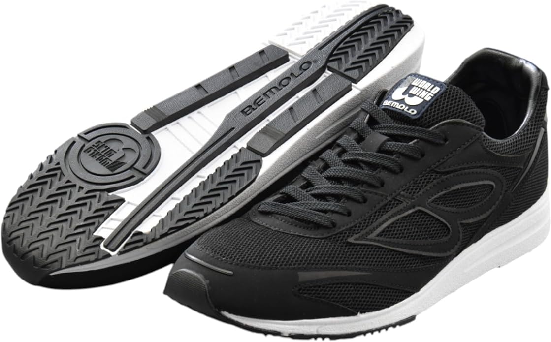 ビモロ　Bemolo ランニングシューズ Amazon | [BEMOLO] [ビモロ] #601 ブラック ☆新機能設計☆ランニング